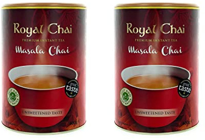 Royal Chai Masala - Tinas sin azúcar (400 g, 2 unidades)