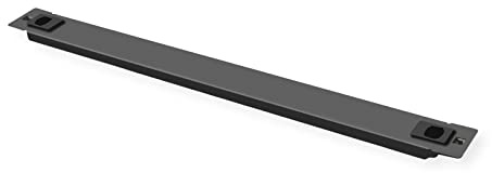 ROLINE 19-Blindplatte Snap-in, 1 HE, RAL 9005 Tiefschwarz