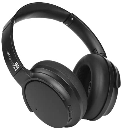 Morpheus 360 Krave HD HP7850HD Bluetooth Headphones, Wireless Headphones, Over-Ear Headphones, CVC 8 Noise Cancelling, 40-Hour Playtime, Type C Fast Charging, Deep Bass, Travel Case