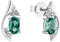 Amor Ohrstecker 925 Sterling Silber Damen Ohrschmuck, mit Zirkonia synth., 1,4 cm, Silber, Kommt in Schmuck Geschenk Box, 2016307