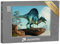 puzzleYOU: Puzzle 500 Teile „3D-Illustration: EIN Spinosaurus auf Einer Klippe bei Mondschein“ – aus der Puzzle-Kollektion Dinosaurier, Tiere aus Fantasy & Urzeit