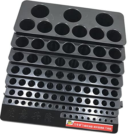 predolo Bohrer Aufbewahrungskoffer, Quadratische, Hartplastik Organizer, 85