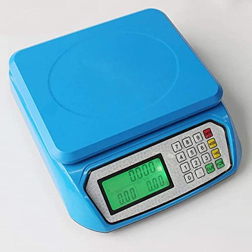 Balances de Cuisine Numériques LCD Super Grande Surface en Acier Inoxydable Balances Intelligentes de Cuisine à Domicile de Haute Précision(Bleu,25kg-1g)Balances de Cuisine Électroniques en Acier Inox