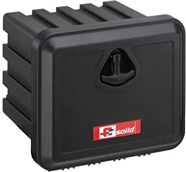 FTsolid Unterbaubox Staukasten Anhängerkiste Gurtkiste Staubox Unterflurbox Werkzeugkiste (400x350x350)