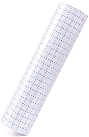 Zwanzer Transferfolie Plotter für Vinyl 30,5 x 914 cm Blau Übertragungsfolie Plotter für Abziehbilder, Schilder, Fenster, Aufkleber