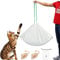 KropBom 30 Cat Litter Tray Liners, 94 x 48cm Large Extra Durable Cat Litter Box Bags Drawstring Heavy Duty Liner Bags for Pet Cat Litter Box Pan