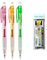 Surtido de 0,5 0,7 mm Kawaii 2B Lapiceros Automáticos con Borrador Shake Out The Core (Juego de 3 Lápices de 0,7 mm)