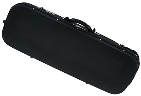 Custodia Rigida Per Violino Rettangolare Leggera Impermeabile 4/4 Con Igrometro Custodia per Violino Dimensioni Fulll (Color : 01)
