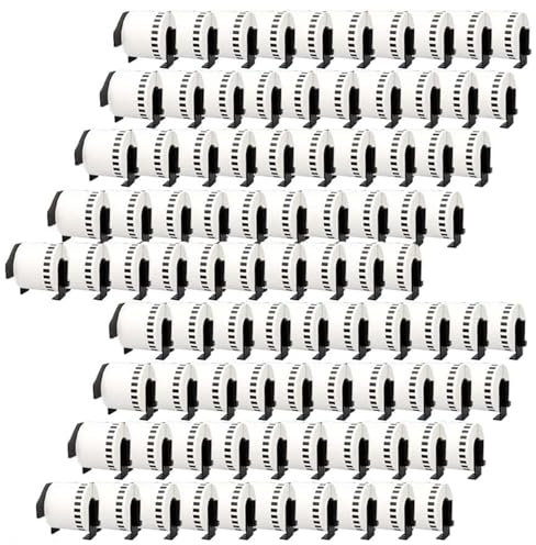 Molabel 90 x DK-22205 DK22205 Label Rolls (Endless) for Brother P-Touch QL-500 QL-500A QL-500BS QL-500BW