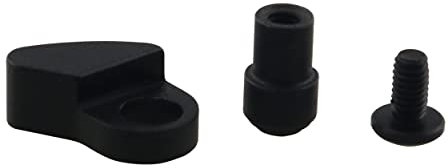 Ruiwaer 1Set Knife Thumb Stud Screw Open Hook Push Nail Durable Tool 535, Black Push Knife Nail, Quick Open Hook, T8 Torx Screw)