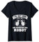 Lawn Mowing Robot Lawnmower Robotic Lawn Mower V-Neck T-Shirt