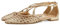 GIOSEPPO Women's Leskovic Ballet Flat, Platinum, 6 UK