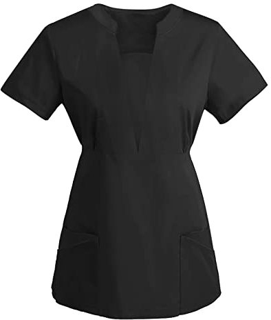 Altenpflege Kleidung, Kasack Pflege Karikatur Motiv Tunika Shirt Bluse Mit Taschen Sommertops Medizinische Übergröße Berufskleidung Kasacks Arbeitskleidung Pflegebekleidung