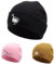 Silly Goose Beanie Hat Winter Warm Funny Goose Knitted Caps for Men Women, Schwarz, M/L