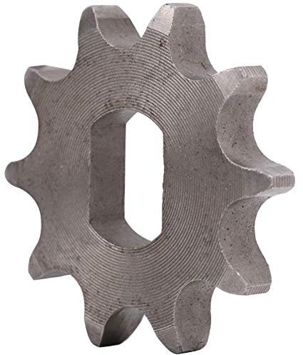 NOENNULL Electric Motor Sprocket Adapter 8Mm X 10 Mm 420 Sprocket Tooth Steel Sprocket Replacement Part for Electric Tricycle 0.5 X 0.7In Inner Diameter