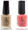 (2Pcs Set) Henna Infused Halal Nail Polish Water Permeable Nail Polish Wudhu and Vegan Friendly Long lasting Shiny Nail polish (Rose Gold + Coral Reef)
