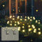 SCNNC Luces Solares de Luciérnaga, 8 LED Luz Solar Exterior Jardin Decorativa IP65 Impermeable Blanco Cálido, Luces Luciernagas Solares para Jardín Decoración Nocturna Patio Balcón, 2 Piezas