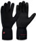 Beheizbare Handschuhe, Beheizte Handschuhe Warme Winterhandschuhe Herren Damen Heizhandschuhe Anti-Rutsch Handschuhfutter Handwärmer (Schwarz, L)