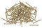 TOP-VIGOR 100 chiodi in ottone da 1,2 x 15 mm, assortimento di chiodi e spilli da parete, per lavorazione del legno, perni per appendere quadri, cornici, specchi, mobili, costruzioni