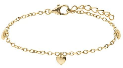 Lucardi - Kinder - Armband - 925 Silber - Gelbgold legiert - 20 cm - Nickelfrei