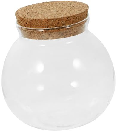 Toyvian Vuoto in Vetro Contenitore Per Piante Da Te Bottiglia Micro-paesaggio Decorazione Da Tavolo Per Ed Esterno