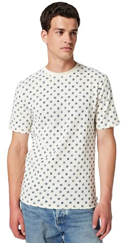 Scotch & Soda Herren Micro-Printed Regular-fit T-Shirt T-Shirt (1er Pack)