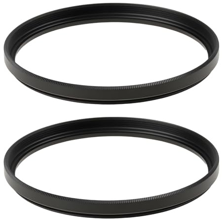 SG Store 2pcs Camera 67mm Male Thread to 67mm Female Thread Fixed Spacer Ring for Filters Extensions Lenses and Lens Hoods