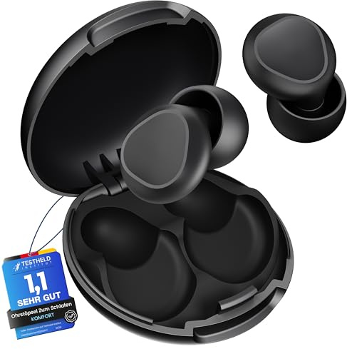 Sokzixx Bouchon d'oreille - Isolation acoustique de 35 dB (qualité laboratoire) | Technologie SkinFit™ | Dormez comme un bébé | Idéal pour les voyages et les concerts | 4 tailles (XS/S/M/L)