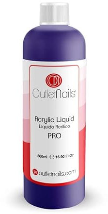 Liquido Acrilico monomero 500ml para polvo Acrilico/Monomero para uñas acrílicas/Liquido Acrilico Profesional 500ml / Acrylic Liquid