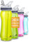 AceCamp TRITAN Gourde | Bouteille de Sport |sans BPA I Tous Boissons I 2X Jaune 550ml