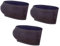 Lemef Women Seamless Bandeau Strapless Bras Stretch Tube Top with Removable Pads (3 * Black, Large)
