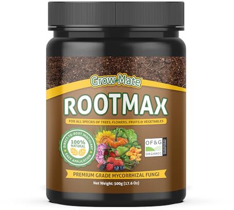 RootMax - mykorrhiza wurzelaktivator & bewurzelungspulver für stecklinge- 50-mal stärkeres für grün pflanzen - Verbesserte Formel für größere Wurzeln, gesündere und maximalen Ertrag 500GR