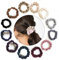 Uni-Fine Satin Haargummi Scrunchies Seide Haargummis Zopfgummi Scrunchie für Frauen Mädchen Pferdeschwanz Haarschmuck (12 Stück(klein))