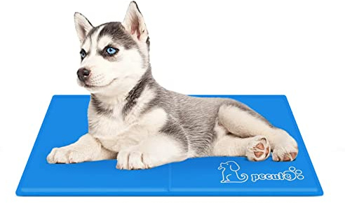 pecute Kühlmatte für Hunde S 50 x 40 cm, Kühlmatte für Hunde bleibt länger kalt, Frischematte für Hunde und Katzen langlebiger Kratzfest
