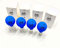 Lot de 4 verres faciaux anti-cellulite avec ventouse pour massage à l'aspirateur, lot de 4 verres faciaux anti-cellulite