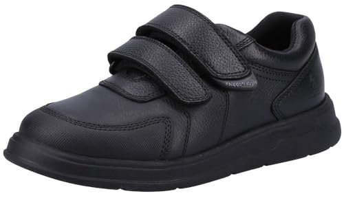 Hush Puppies Ryan Junior School Uniform Shoe, Black, 1 UK Child