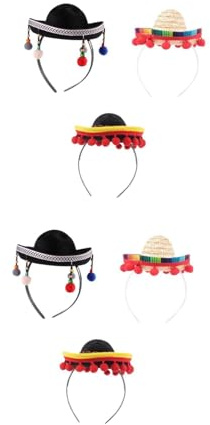 Parliky 2 Sets Modischer Day Dead Kopfschmuck Bequemes Und Stilvolles Stirnband Für Party 3 Stück * 2