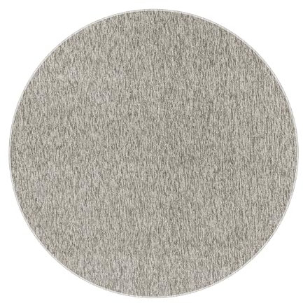 HomebyHome Teppich Wohnzimmer 120 cm Rund Beige Einfarbig Meliert Design - Schlafzimmer Teppich Kurzflor Extra Weich Pflegeleicht Teppiche Waschbar für Küche Esszimmer - Carpet Living Room