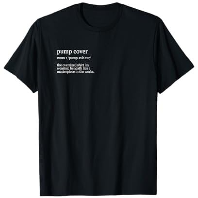 Pump Cover Definition Mens Gym Pump Cover Workout Oversized T-Shirt