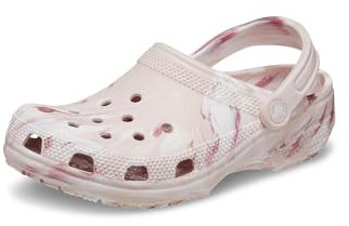 Crocs Classic Marbled Sabots classiques marbrés tie-dye, rose/multicolore (Quartz/Multi), pointure 42-43