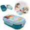 Frozen Kinder Lunchbox mit Besteck, 20 cm Lunchbox aus BPA-freiem Kunststoff, spülmaschinenfeste Sandwichbox | Schulanfang, Reise-Snackboxen für Kinder, Erwachsene, Schule, Picknick, Ausflüge