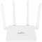 Routeur sans Fil 4G LTE avec Emplacement pour Carte SIM, Point D'accès Wi-FI Mobile à 300 Mbps avec 4 Antennes 5 DBi pour Bureau de Voyage (Prise UE)