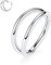Doppelter Septum Nasenring 20G Helix Daith Knorpel Conch Lobe Piercing Schmuck Septumschmuck Nasenringe Knorpel Ohrring Hoop Chirurgenstahl Septum Ring Septum Clicker Daith Helix Ohrringe 9mm Silber