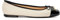 Dune London Ladies Highest Toe Cap Ballet Pump Size UK 4 Flat Heel Ballet Pumps Cream