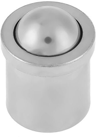 Telituny Stantuffo a Sfera a Molla,Stantuffo a Molla In Acciaio Inossidabile da 10 Pezzi 5mm*6mm,Stantuffo Con Testa a Sfera Adatto Per Attrezzature Meccaniche,Dispositivi,Stampi,Macchine,Morse
