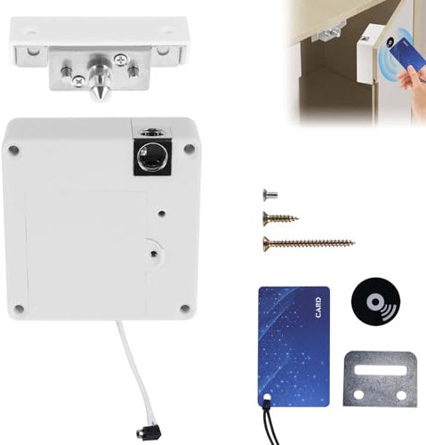 Cerradura de cajón inteligente: cerradura electrónica del gabinete, cerraduras ocultas para cerradura de buzón con APP NFC, cerradura digital oculta inteligente SmartLock para cajón de armario