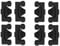 NIYATA 8PCS Air Fryer Rubber Bumpers for Instant Vortex Plus Air Fryer,Air Fryer Accessories,Air Fryer Gasket,Rubber Feet for Air Fryer Tray,Fryer Silicone Bumper Replacement Parts