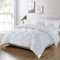 WAVVE Bettdecke 180x220 cm Ganzjahresdecke 4 Jahreszeiten, Steppdecke 300gsm Mikrofaser 180x220cm, Super Weiche Zudecke Schlafdecke Atmungsaktive 180 x 220 Weiß