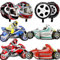 Doyomtoy 8 Pezzi Moto Compleanno Boy Decorazione, Racing Balloon Set Decorazione Auto da Corsa, Moto Motocross Compleanno, Adatto per Festa a tema di compleanno