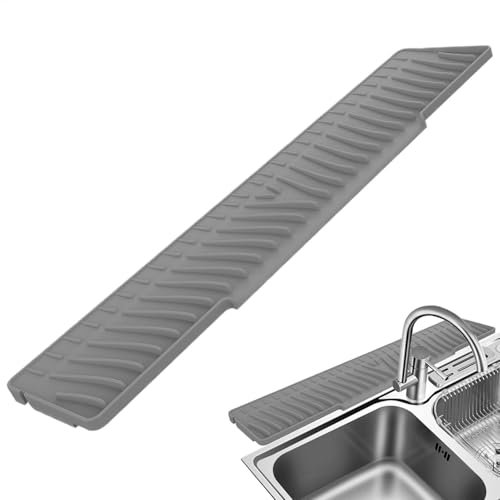 Tappetino per rubinetto in silicone per lavandino, paraspruzzi per lavello da cucina, bagno, lavanderia